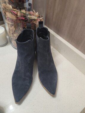 Acne Studios Jensen Ankle Boots Black Suede Size 36/5.5 Women's